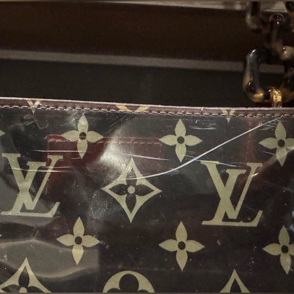 BROWN MONOGRAM VINYL AMBRE CABAS MM - Picture 5 of 5